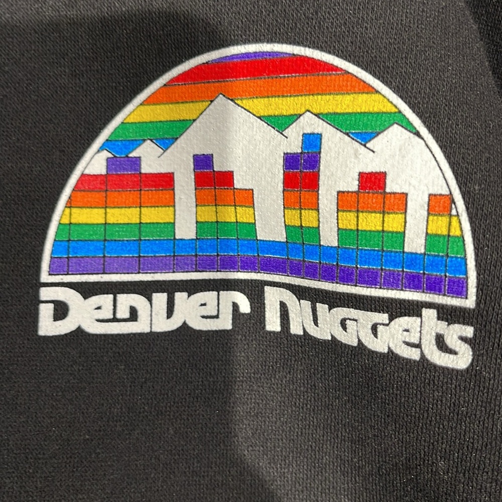 Limited Denver Nuggets Mitchell and Ness Nostalgia Hoodie - Picture 4 of 4